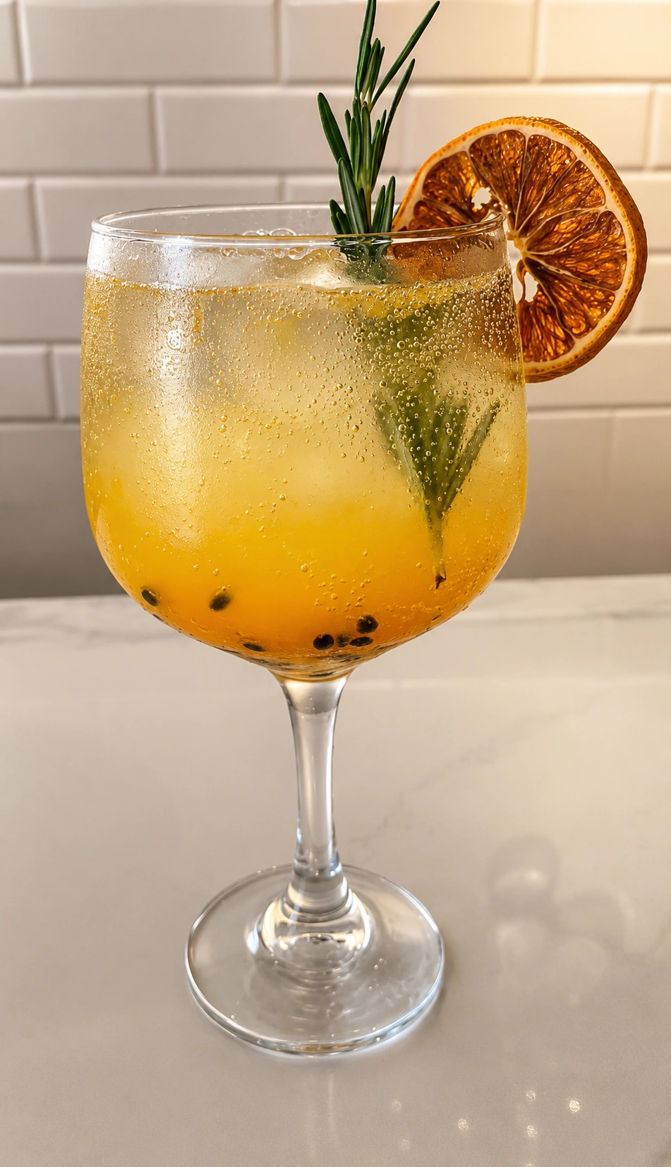 Soda artesanal frutos amarillos