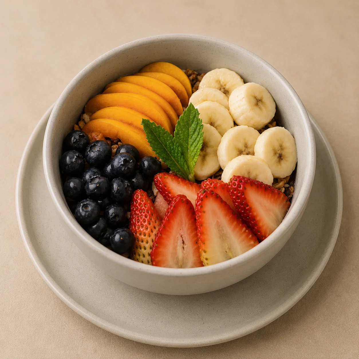 Bowl de yogurt y granola