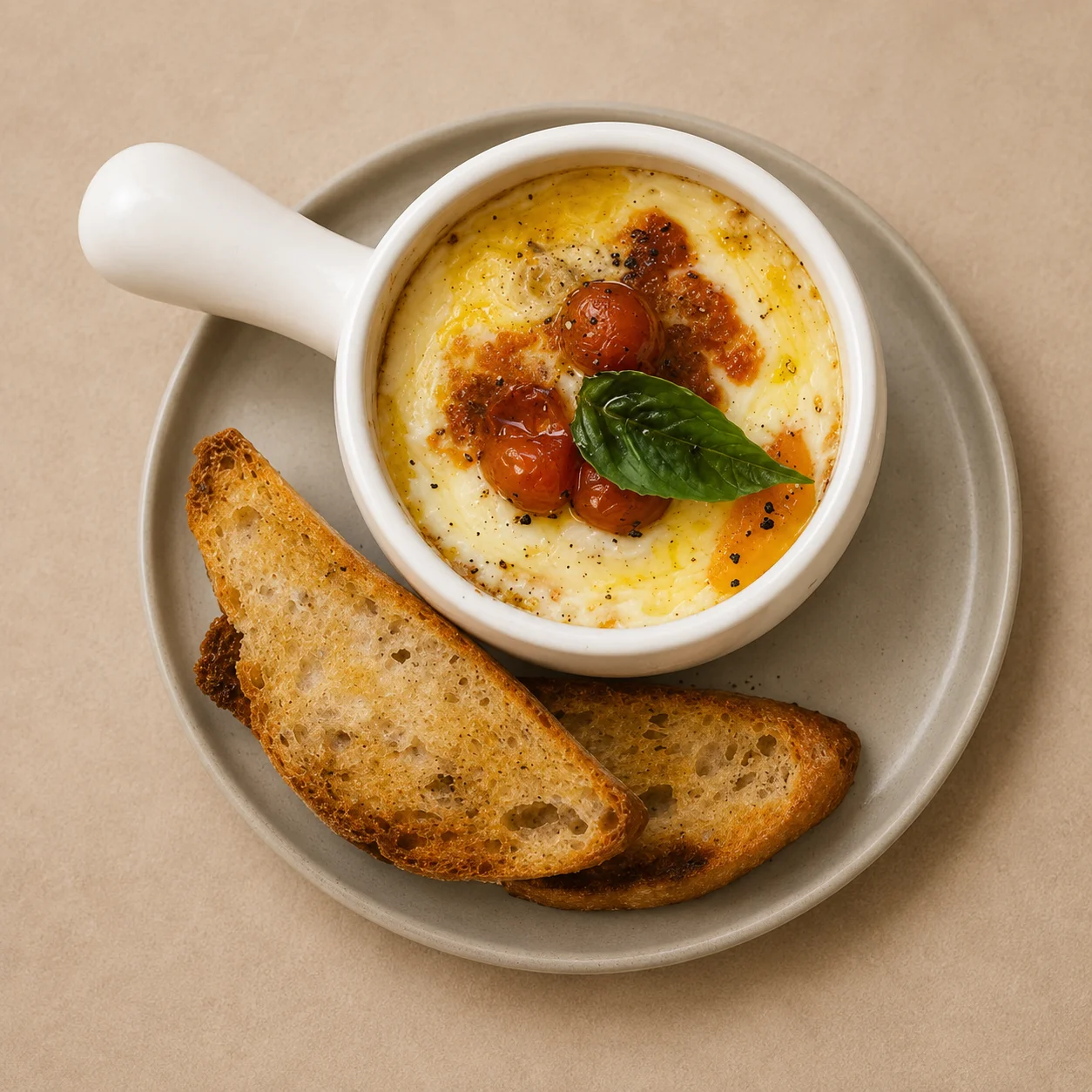 Cacerola de huevos napolitanos